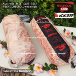 Beef Cuberoll Scotch-Fillet RIBEYE Australia frozen MELTIQUE (wagyu alike) Australia HOKUBEE steak 3/4" 2cm (price/pc 350g)